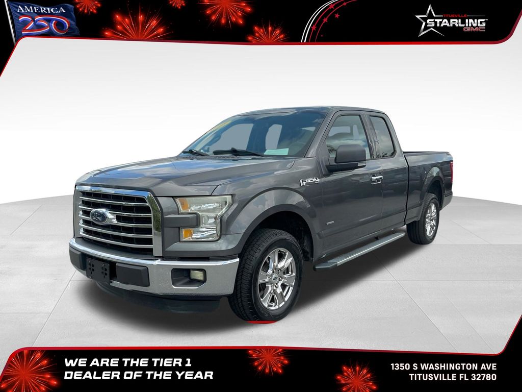 Gray (Magnetic Metallic) 2015 Ford F-150 Pickup Truck 4X2 6-Speed Automatic