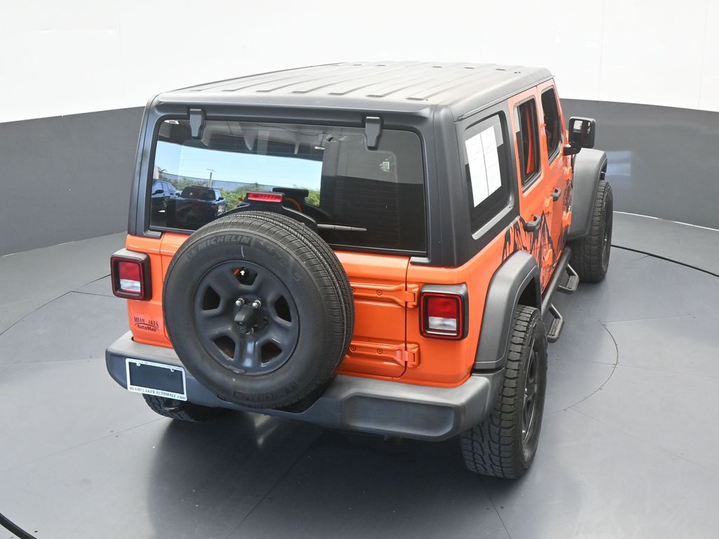 Used 2018 Punkn Metallic Clearcoat Jeep Unlimited Sport image 47