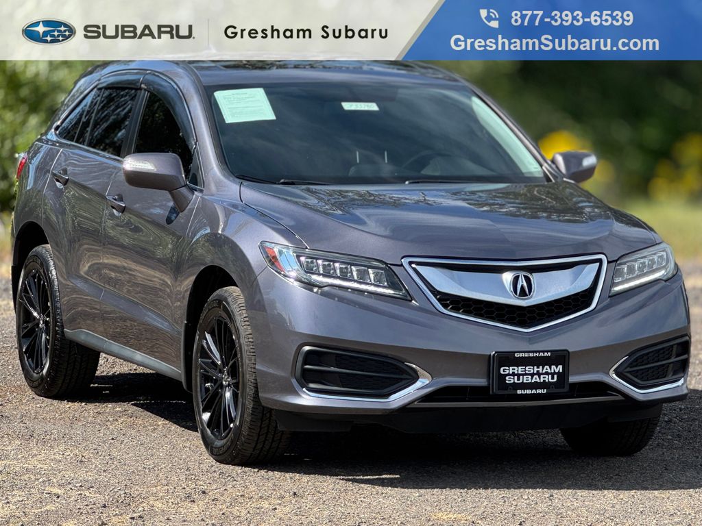 Gray (Modern Steel Metallic) 2017 Acura RDX SUV / Crossover All-Wheel Drive 6-Speed Automatic
