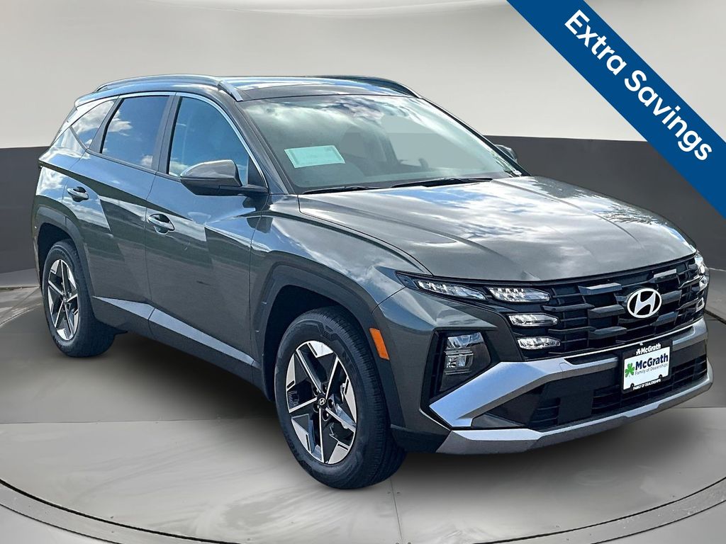 Amazon Gray 2025 Hyundai Tucson Hybrid SUV / Crossover All-Wheel Drive 6-Speed Automatic
