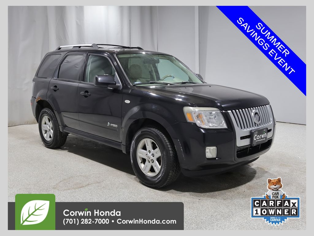 Black 2009 Mercury Mariner Hybrid SUV / Crossover All-Wheel Drive Continuously Variable Transmission