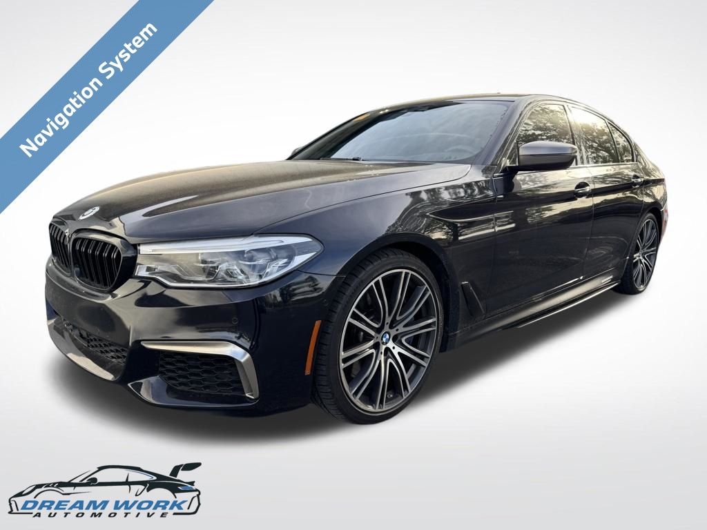 Carbon Black Metallic 2018 BMW 5 Series M550i xDrive Sedan AWD Sedan All-Wheel Drive 8-Speed Automatic