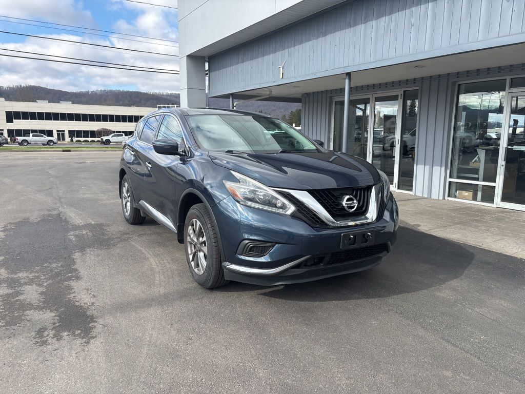 Arctic Blue Metallic 2018 Nissan Murano S AWD SUV / Crossover All-Wheel Drive Continuously Variable Transmission