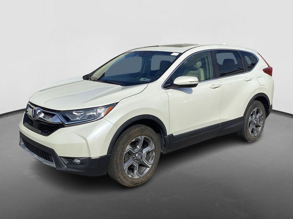 White Diamond Pearl 2017 Honda CR-V EX-L AWD SUV / Crossover All-Wheel Drive Continuously Variable Transmission