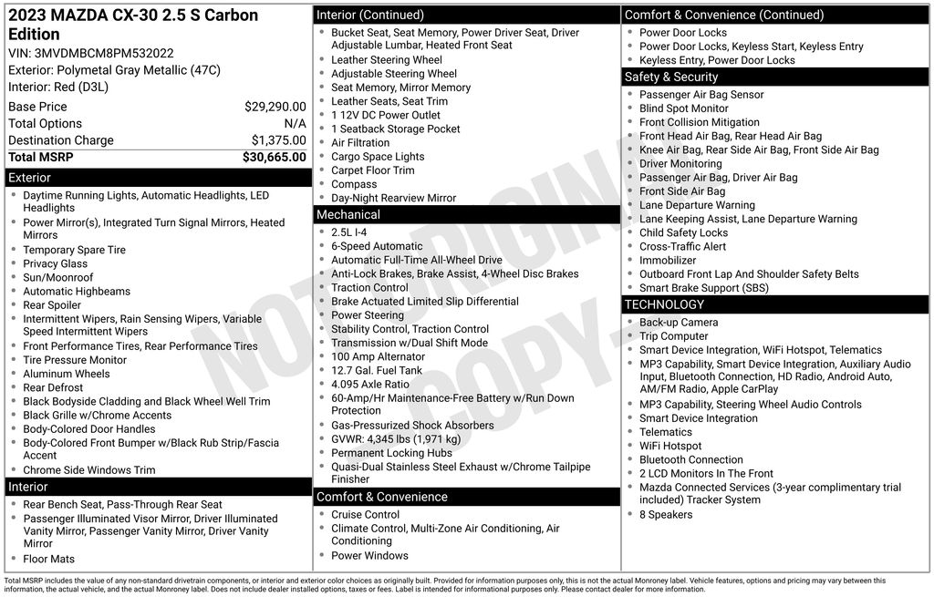 2023 Mazda Mazda CX-30 2.5 S Carbon Edition - 7