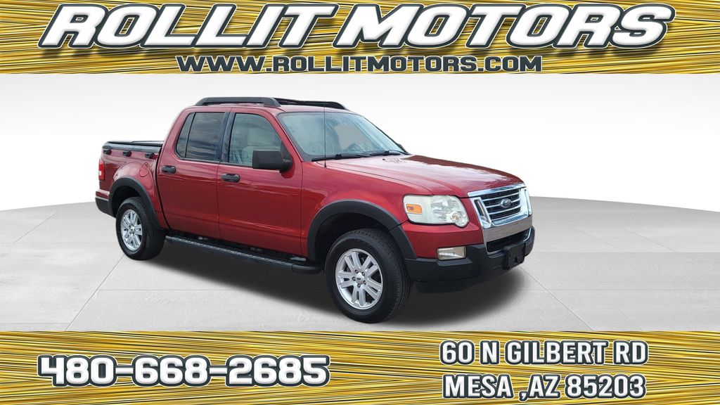 Red Fire Clearcoat Metallic 2008 Ford Explorer Sport Trac XLT Pickup Truck 4X2 5-Speed Automatic