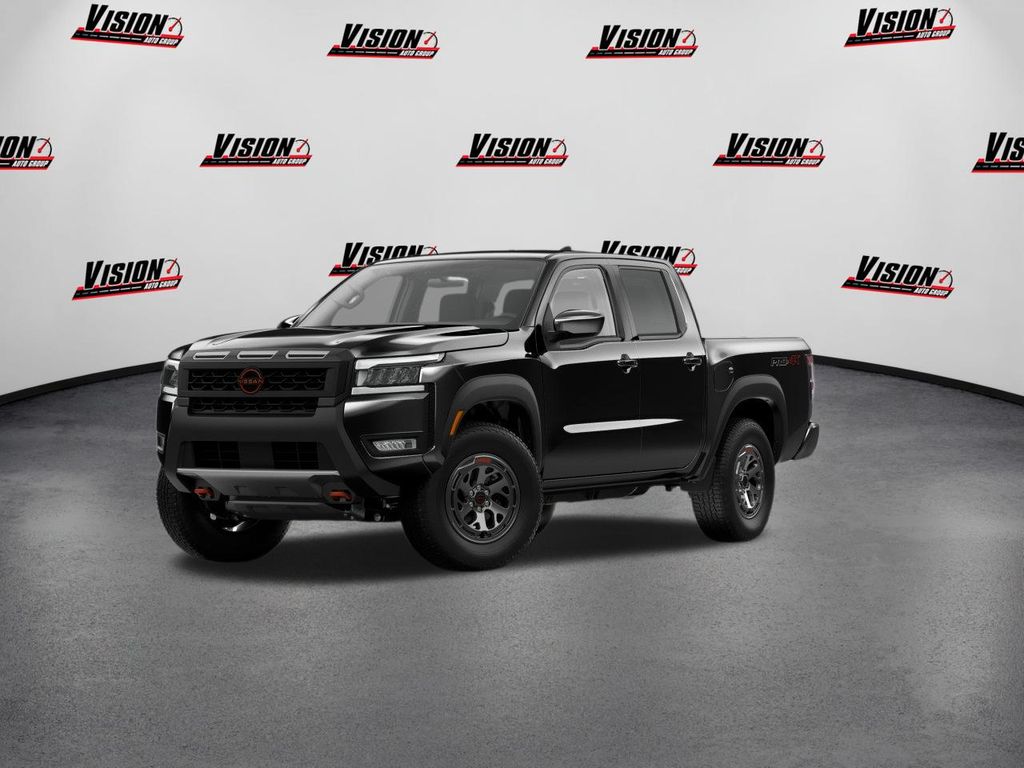 Super Black 2026 Nissan Frontier Pickup Truck Four-Wheel Drive 9-Speed Automatic Overdrive