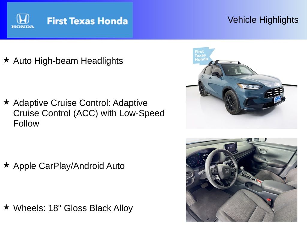 Used Car 2024 Honda Hr-v  Sport For Sale Under $25,000 In Austin, Texas