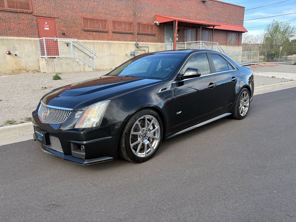 Black Diamond Tricoat 2012 Cadillac CTS-V RWD Sedan Rear-Wheel Drive 6-Speed Automatic