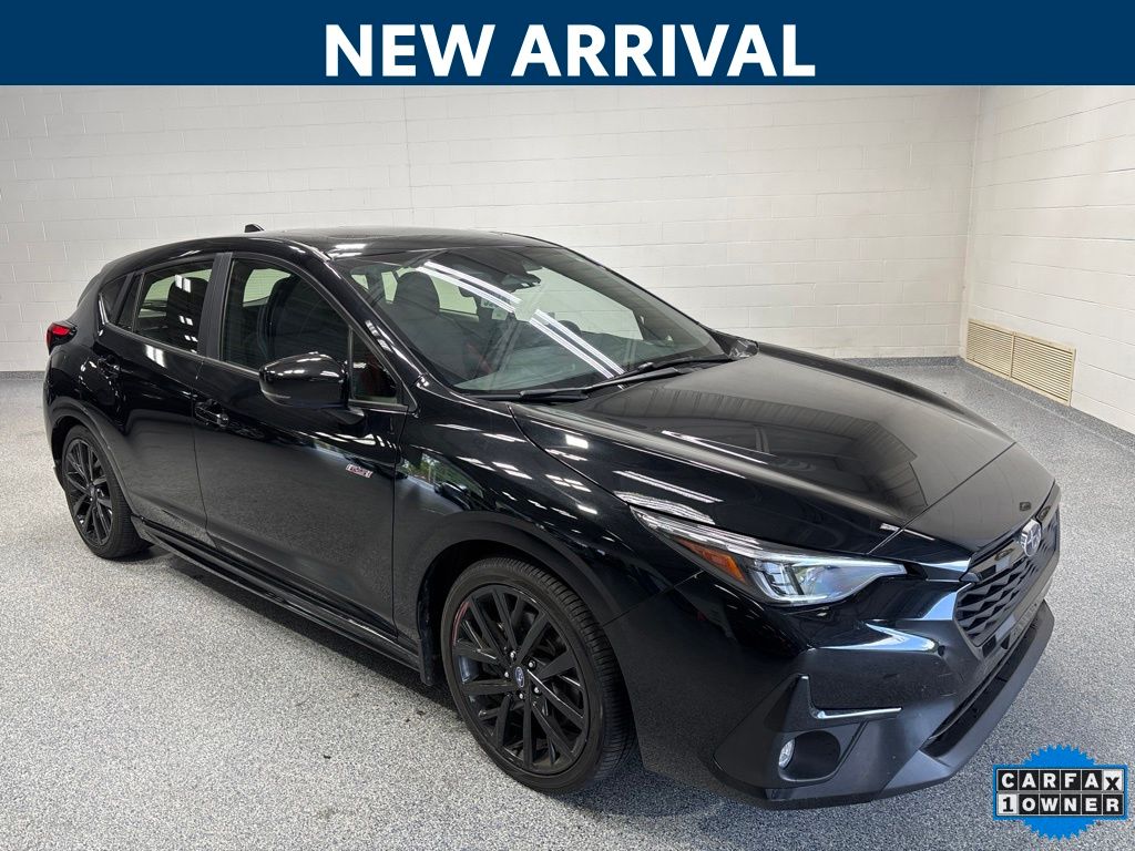 Crystal Black Silica 2024 Subaru Impreza Wagon All-Wheel Drive Continuously Variable Transmission