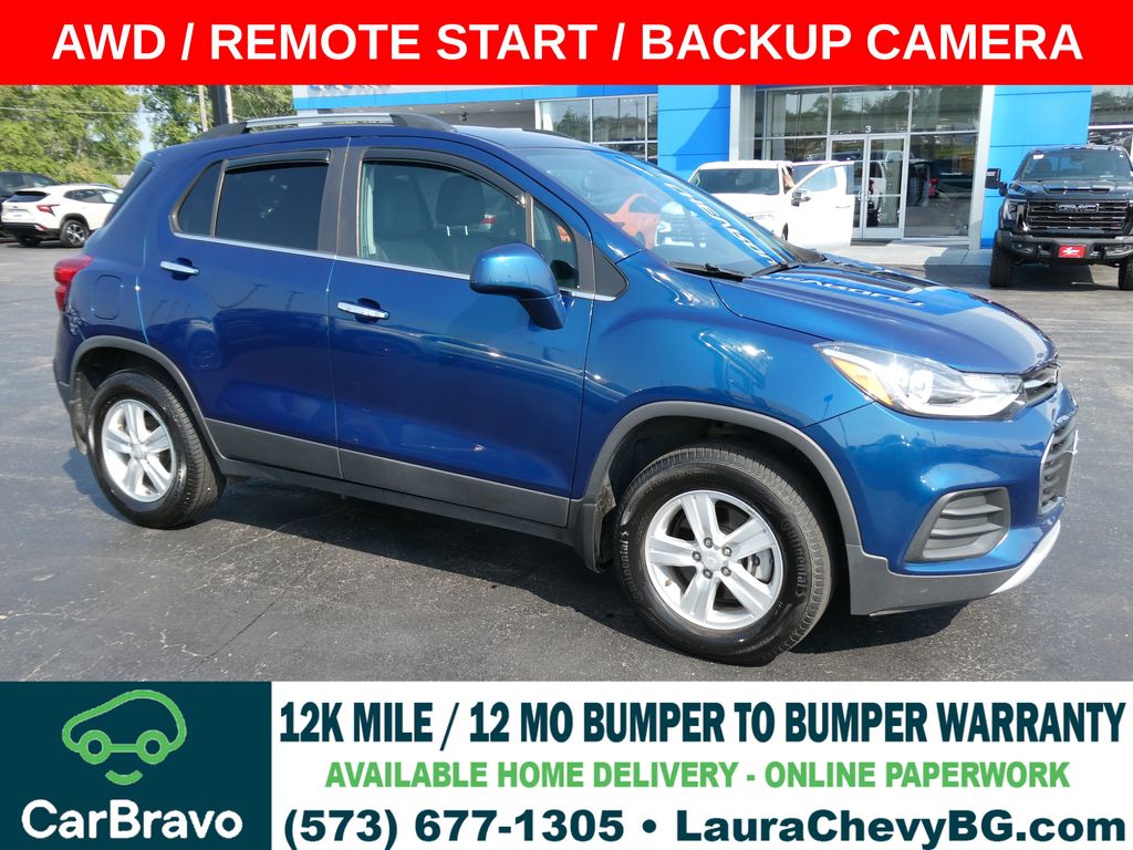 Pacific Blue Metallic 2019 Chevrolet Trax SUV / Crossover All-Wheel Drive 6-Speed Automatic