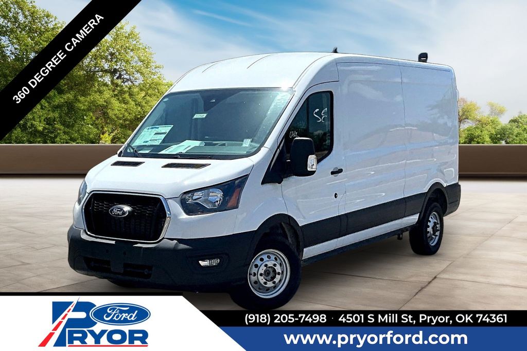 Oxford White 2025 Ford Transit Cargo Van All-Wheel Drive