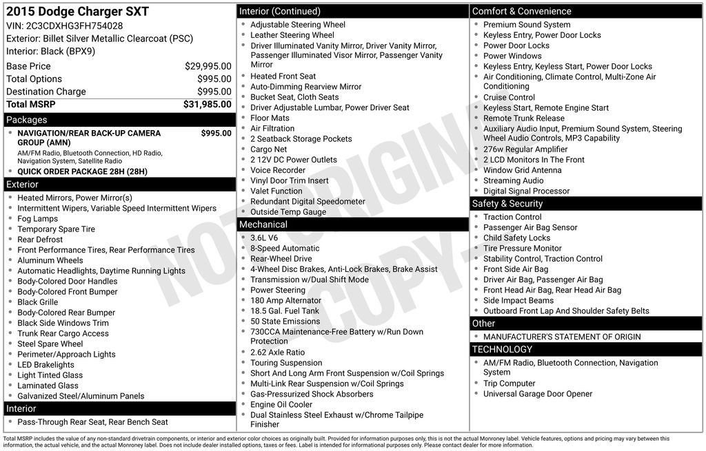 Used 2015 Silver Dodge SXT image 2