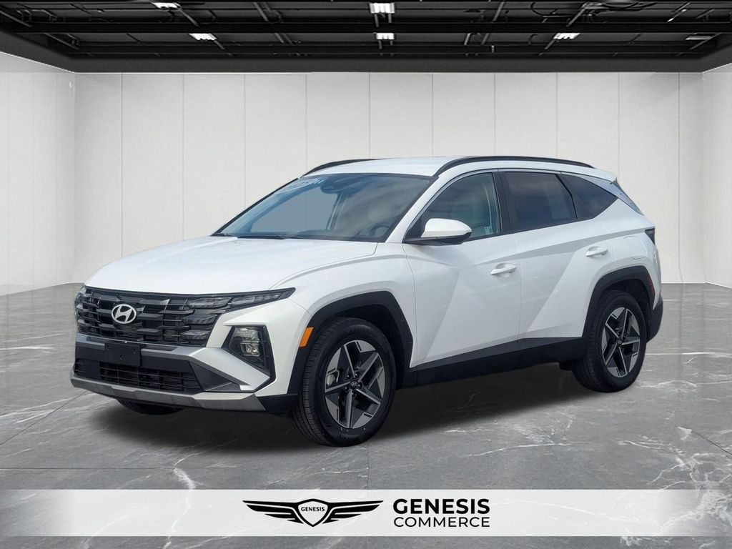 Serenity White Pearl 2025 Hyundai Tucson SEL FWD SUV / Crossover Front-Wheel Drive 8-Speed Automatic