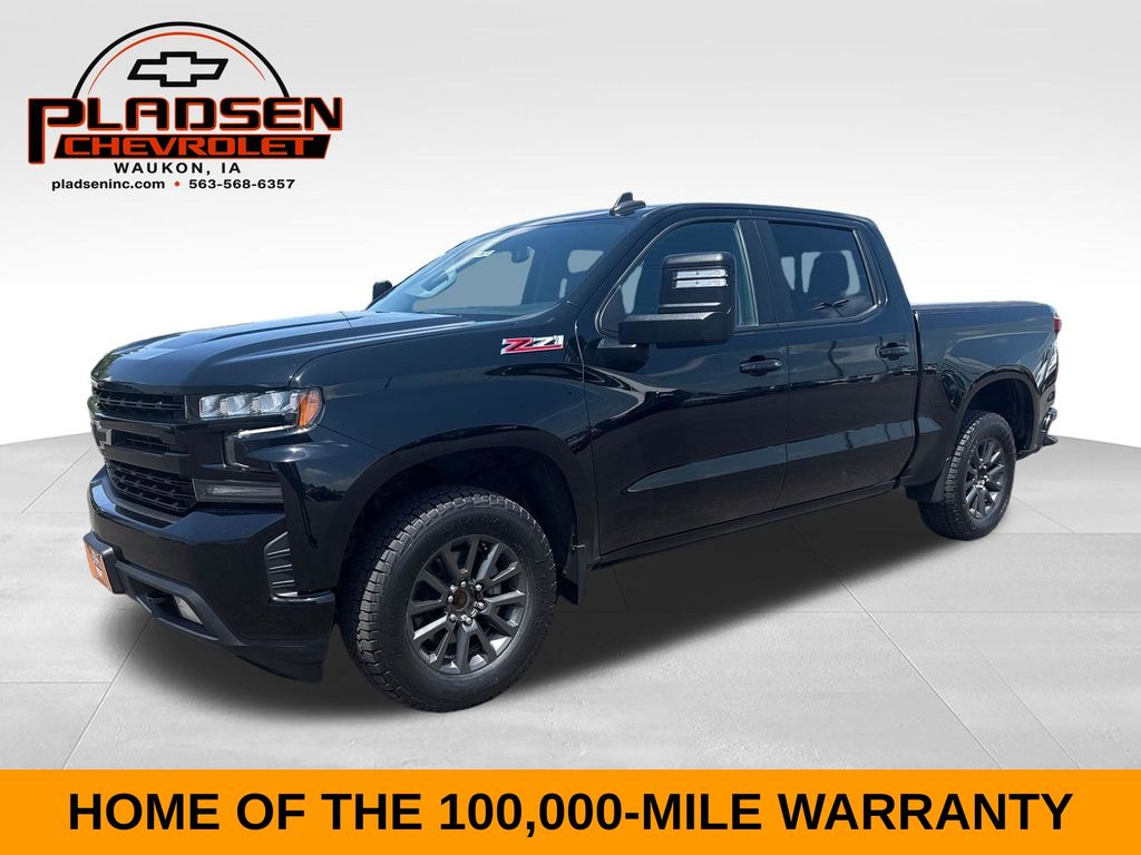 Black 2022 Chevrolet Silverado 1500 Pickup Truck Four-Wheel Drive 8-Speed Automatic