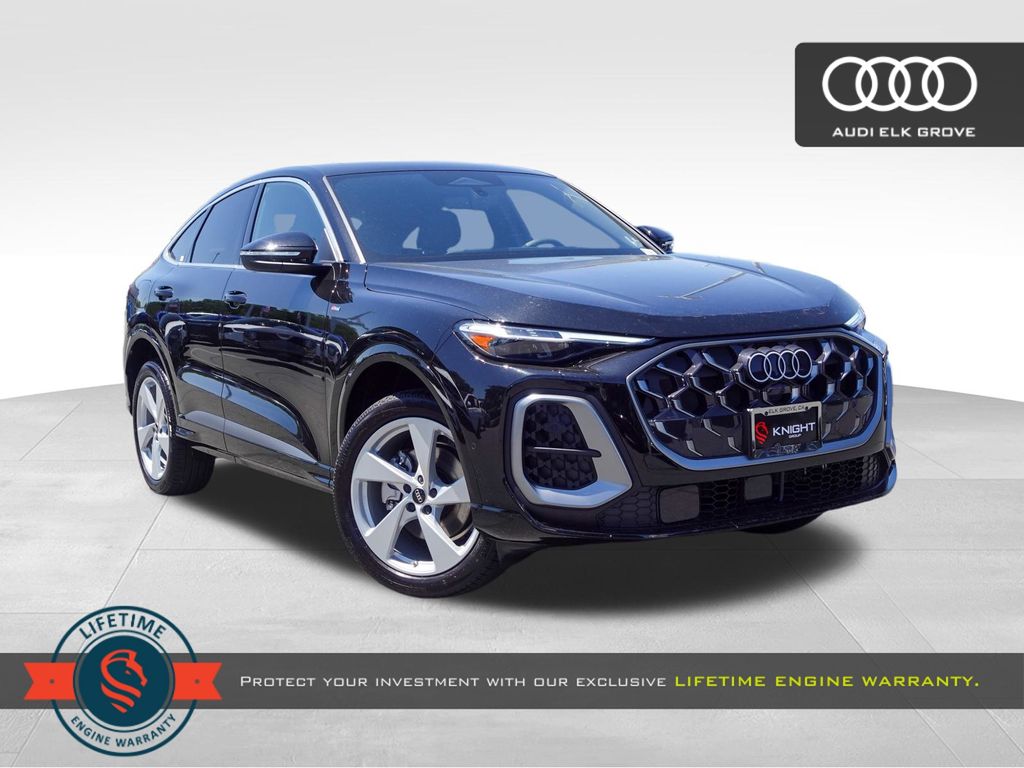 Mythos Black Metallic 2026 Audi Q5 Sportback Sedan All-Wheel Drive 7-Speed Automatic