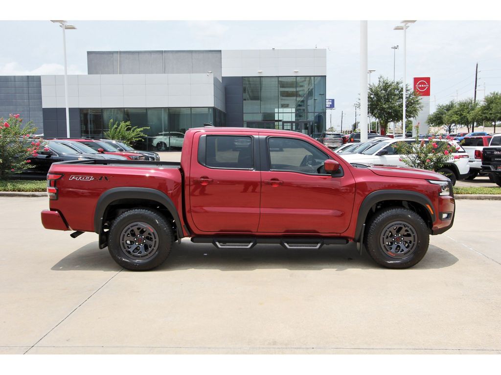 2025 Nissan Frontier PRO-4X Red at Bravo Nissan