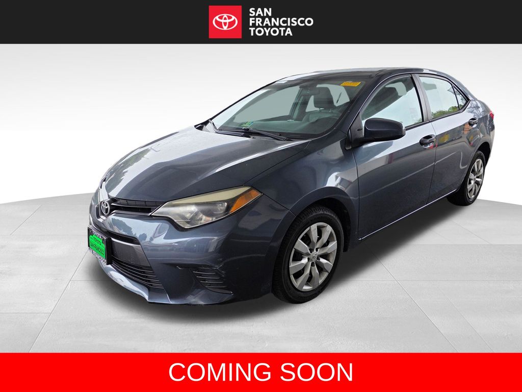 Slate Metallic 2015 Toyota Corolla Sedan Front-Wheel Drive Continuously Variable Transmission