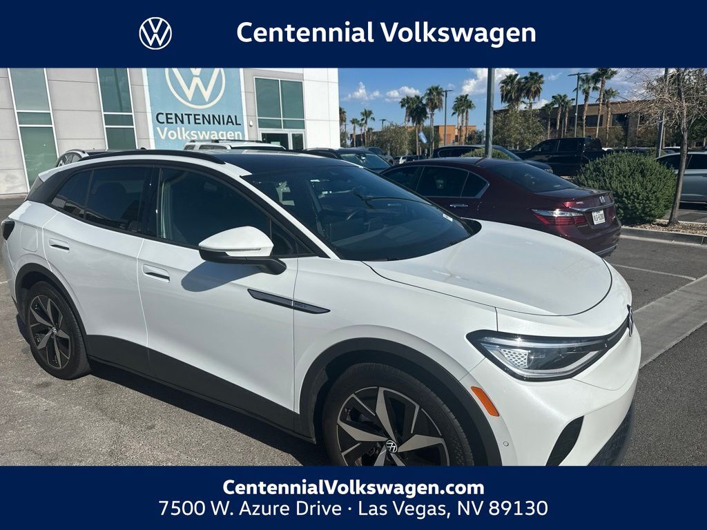 Opal White 2023 Volkswagen ID.4 SUV / Crossover Rear-Wheel Drive Automatic