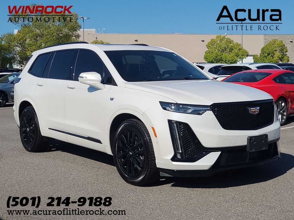 Crystal White Tricoat 2021 Cadillac XT6 SUV / Crossover Four-Wheel Drive 9-Speed Automatic