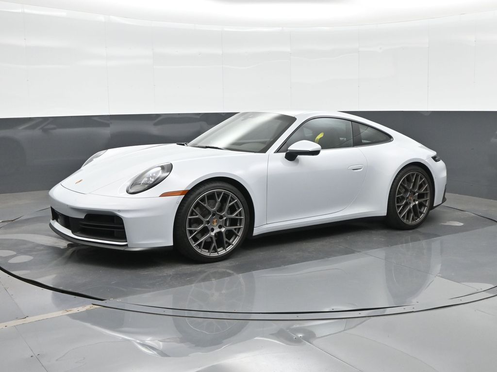Ice Gray Metallic 2025 Porsche 911 Coupe Rear-Wheel Drive 8-Speed Automatic