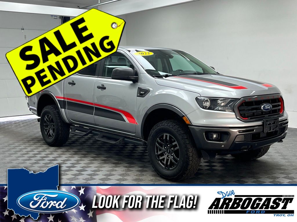 Silver Metallic 2022 Ford Ranger Pickup Truck Four-Wheel Drive Automatic