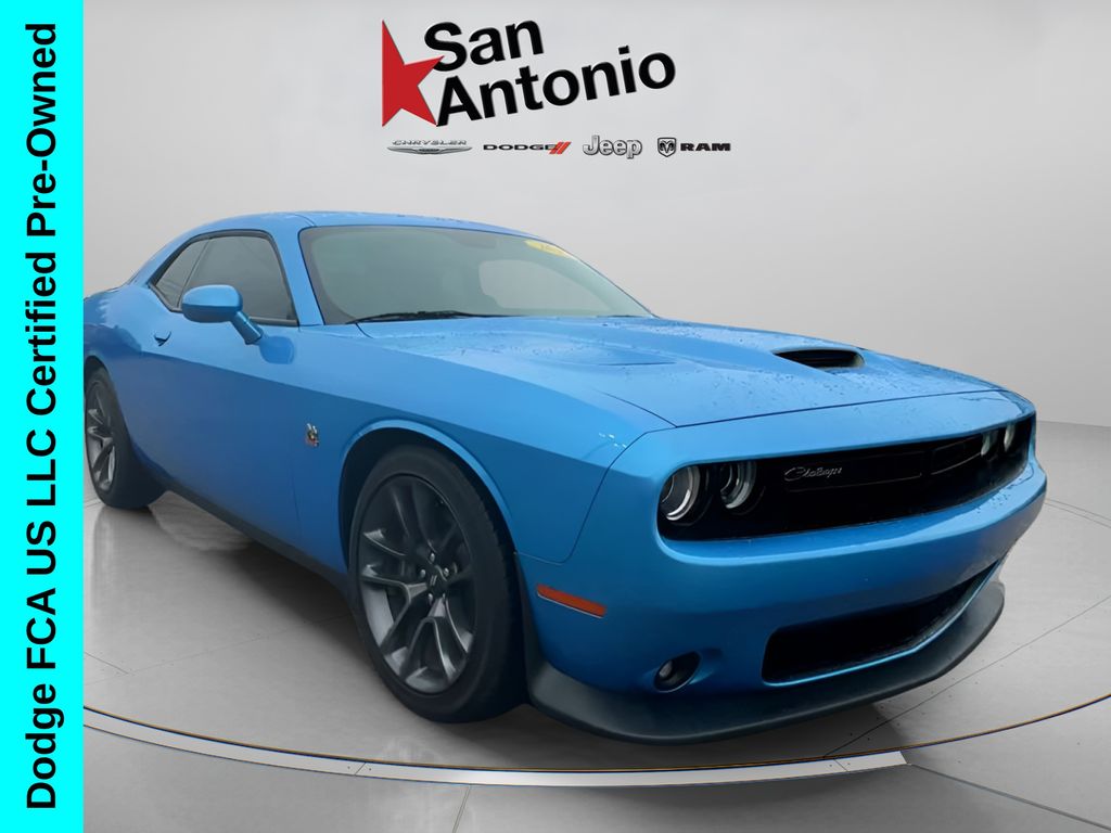 B5 Blue Pearlcoat 2023 Dodge Challenger Coupe Rear-Wheel Drive 8-Speed Automatic