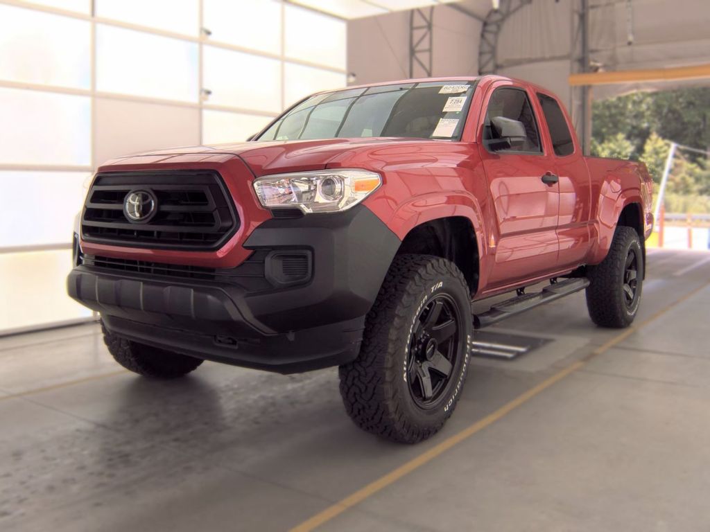 Barcelona Red Metallic 2022 Toyota Tacoma Pickup Truck 4X2 6-Speed Automatic