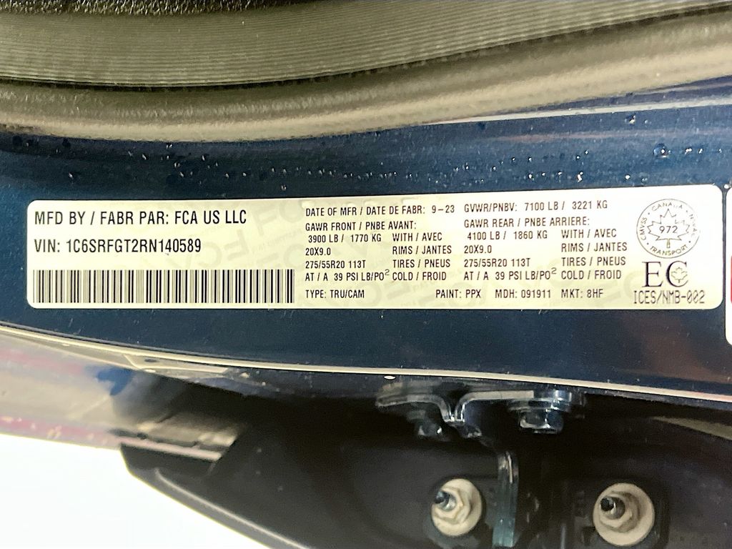 Used 2024 Patriot Blue Pearlcoat Ram Tradesman image 29