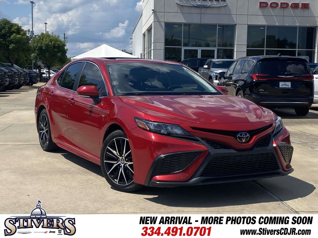 Red 2024 Toyota Camry Sedan Front-Wheel Drive 8-Speed Automatic