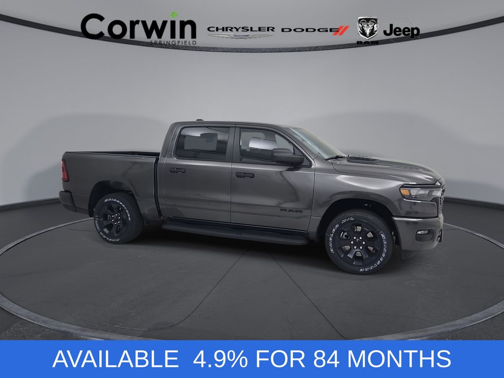 Gray (Granite Crystal Metallic Clearcoat) 2026 RAM 1500 Express Crew Cab 4WD Pickup Truck Four-Wheel Drive 8-Speed Automatic