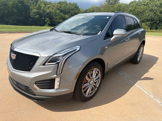 Argent Silver Metallic 2025 Cadillac XT5 Sport AWD SUV / Crossover Four-Wheel Drive 9-Speed Automatic