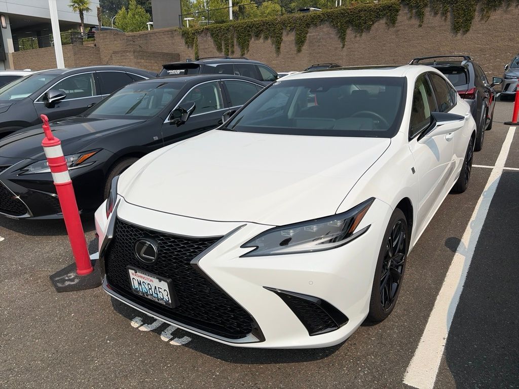 Ultra White 2024 Lexus ES Sedan All-Wheel Drive 8-Speed Automatic