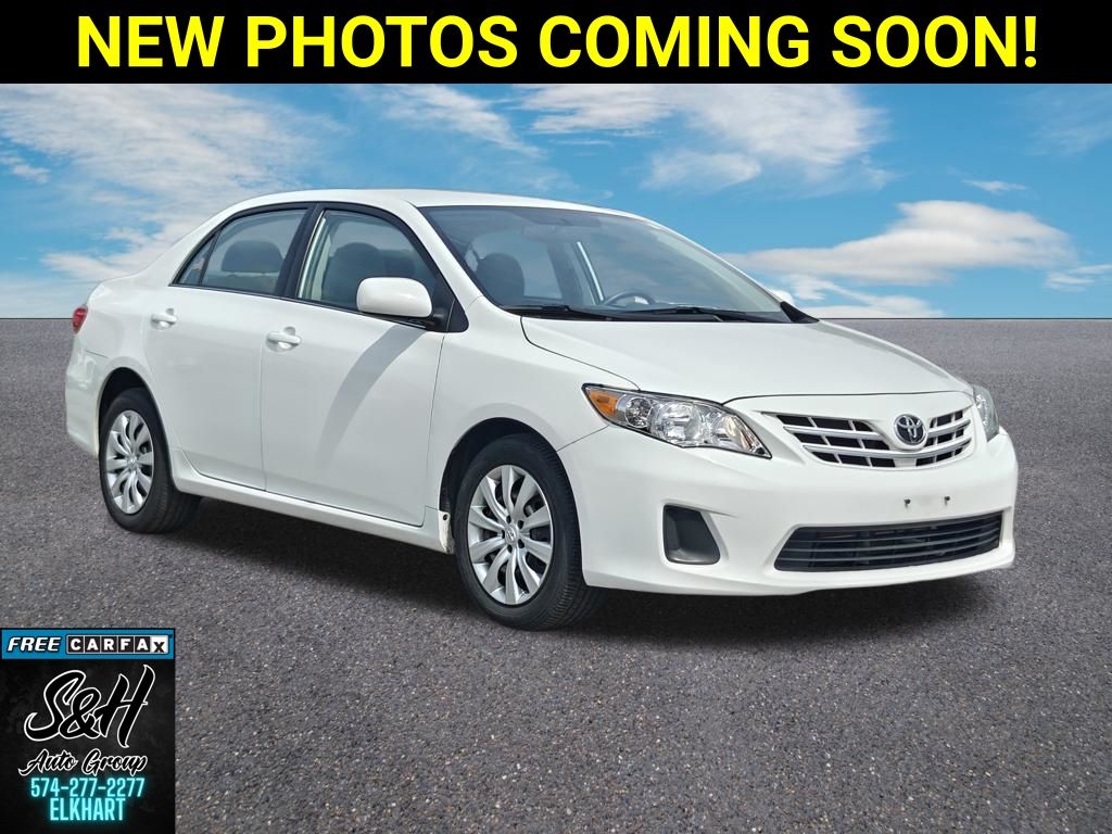 Super White 2013 Toyota Corolla Sedan Front-Wheel Drive 4-Speed Automatic