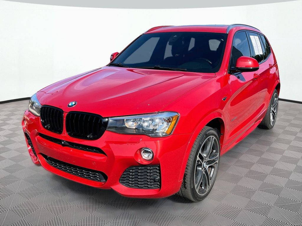 Melbourne Red Metallic 2016 BMW X3 SUV / Crossover All-Wheel Drive 8-Speed Automatic