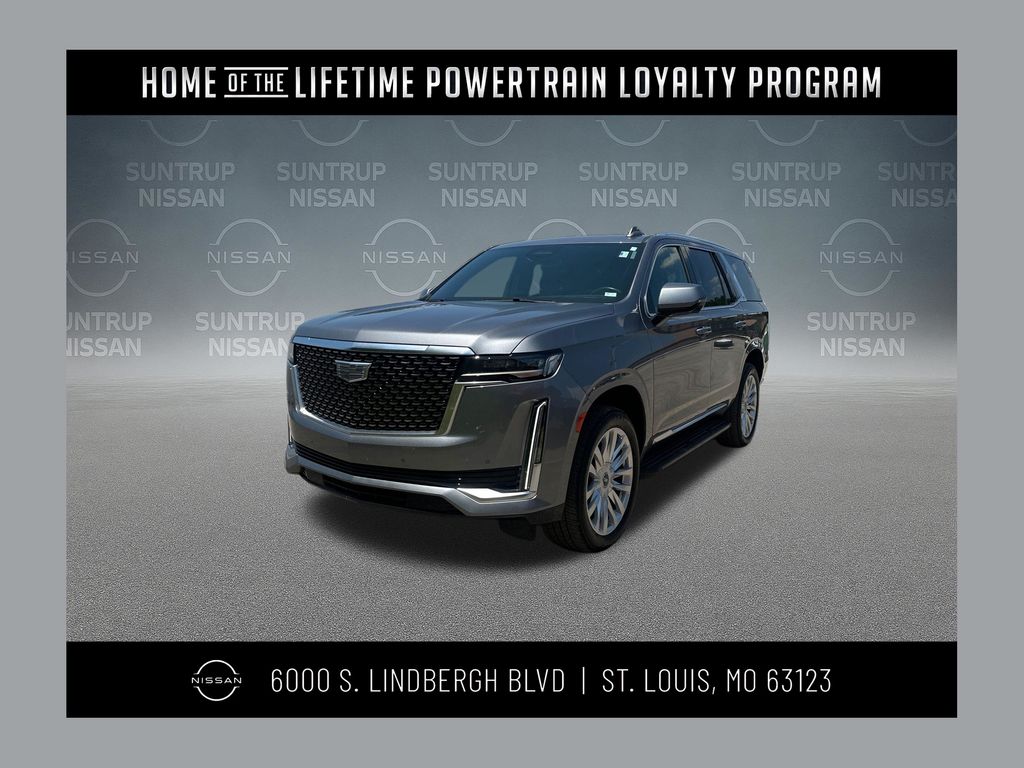 Gray (Satin Steel Metallic) 2022 Cadillac Escalade SUV / Crossover Four-Wheel Drive Automatic
