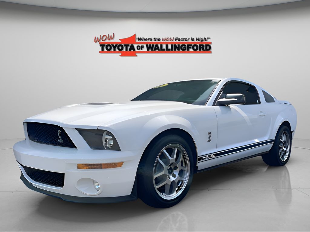 Performance White Clearcoat 2009 Ford Mustang Shelby GT500 Coupe Rear-Wheel Drive 6-Speed Manual