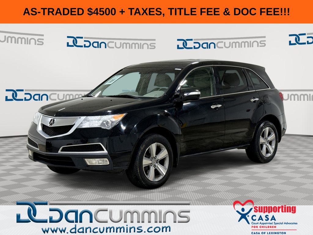 Crystal Black Pearl 2012 Acura MDX SUV / Crossover All-Wheel Drive 6-Speed Automatic