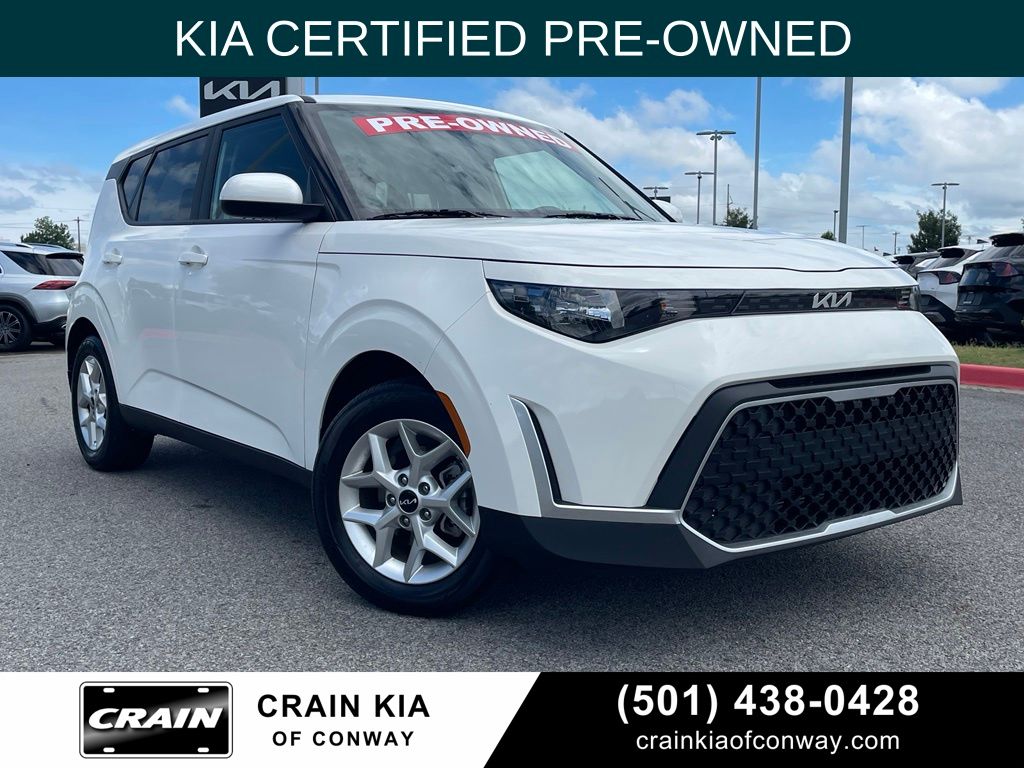 Snow White Pearl 2023 Kia Soul SUV / Crossover Front-Wheel Drive Continuously Variable Transmission