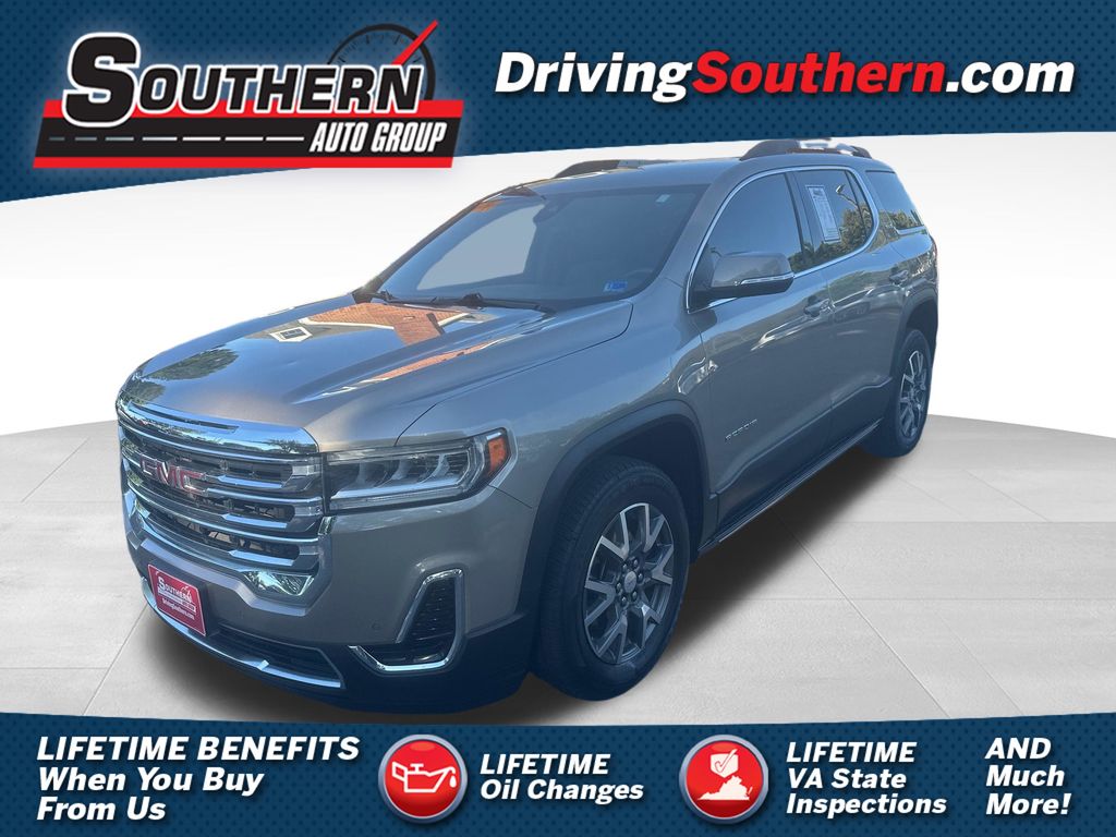 Light Stone Metallic 2023 GMC Acadia SUV / Crossover Four-Wheel Drive 9-Speed Automatic