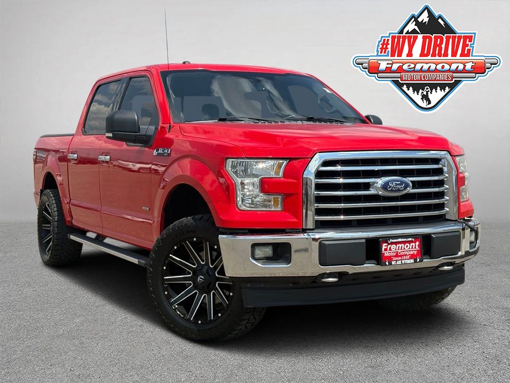 Race Red 2015 Ford F-150 Pickup Truck Four-Wheel Drive 6-Speed Automatic