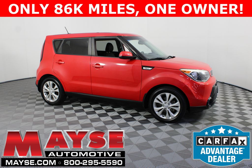 Inferno Red 2016 Kia Soul + Wagon Front-Wheel Drive 6-Speed Automatic