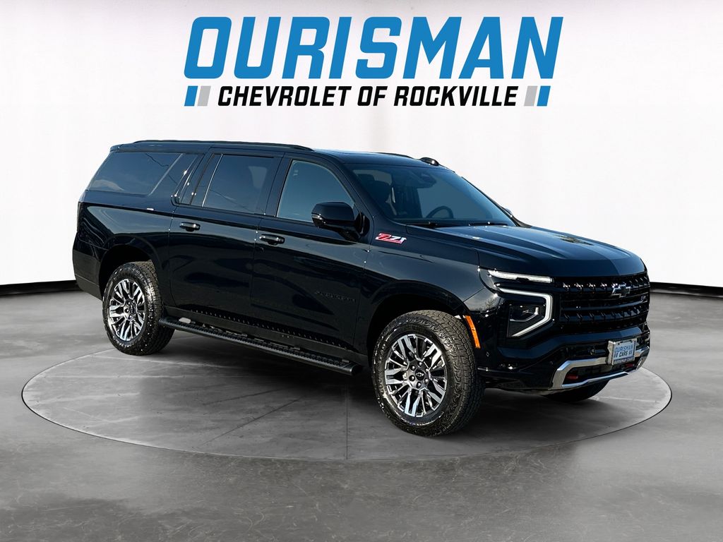 Black 2026 Chevrolet Suburban Z71 4WD SUV / Crossover Four-Wheel Drive Automatic