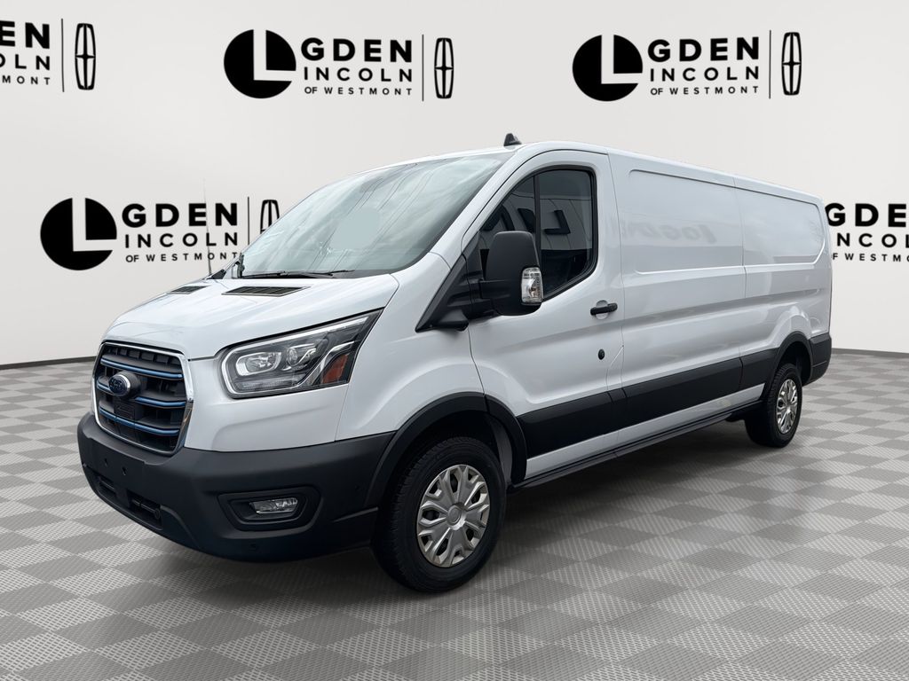 Oxford White 2023 Ford E-Transit 350 Low Roof RWD Van Rear-Wheel Drive Automatic