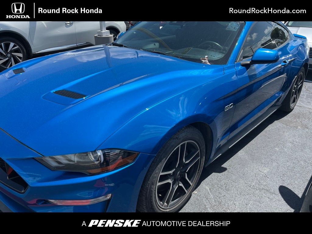 Blue Metallic 2021 Ford Mustang GT Coupe RWD Coupe Rear-Wheel Drive Automatic