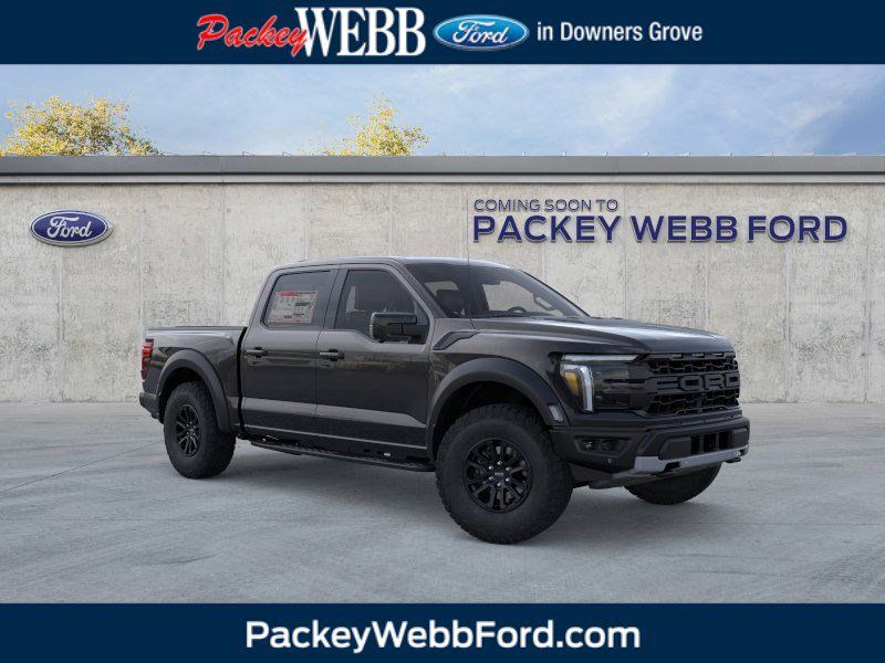 Agate Black Metallic 2026 Ford F-150 Raptor SuperCrew 4WD Pickup Truck Four-Wheel Drive Automatic