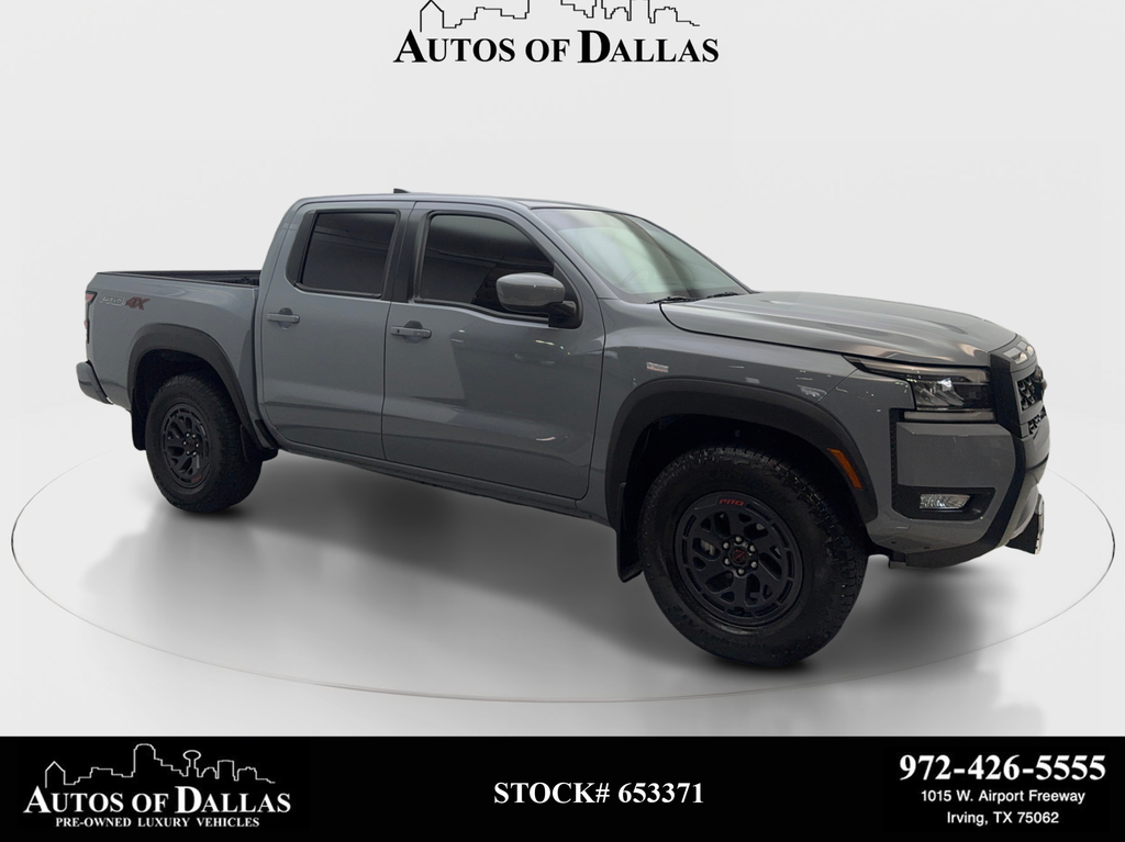 Boulder Gray Pearl 2025 Nissan Frontier Pickup Truck Four-Wheel Drive 9-Speed Automatic Overdrive