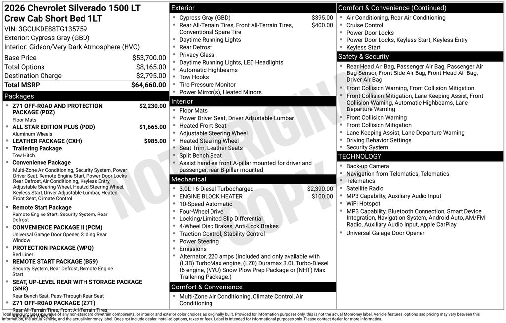 Used 2026 Chevrolet Silverado 1500 Truck