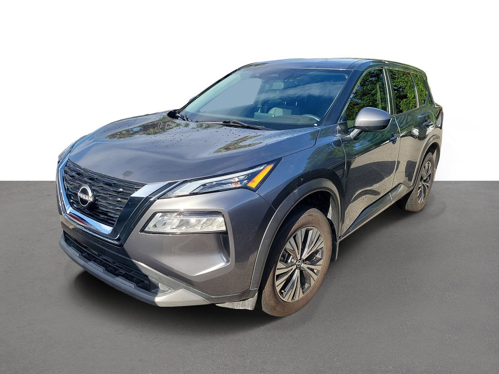 Gray (Gun Metallic) 2023 Nissan Rogue SUV / Crossover Front-Wheel Drive Continuously Variable Transmission
