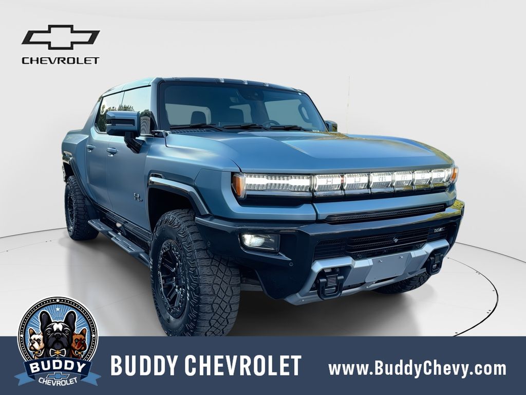 Neptune Blue Matte 2024 GMC Hummer EV Pickup Pickup Truck All-Wheel Drive 1-Speed Automatic